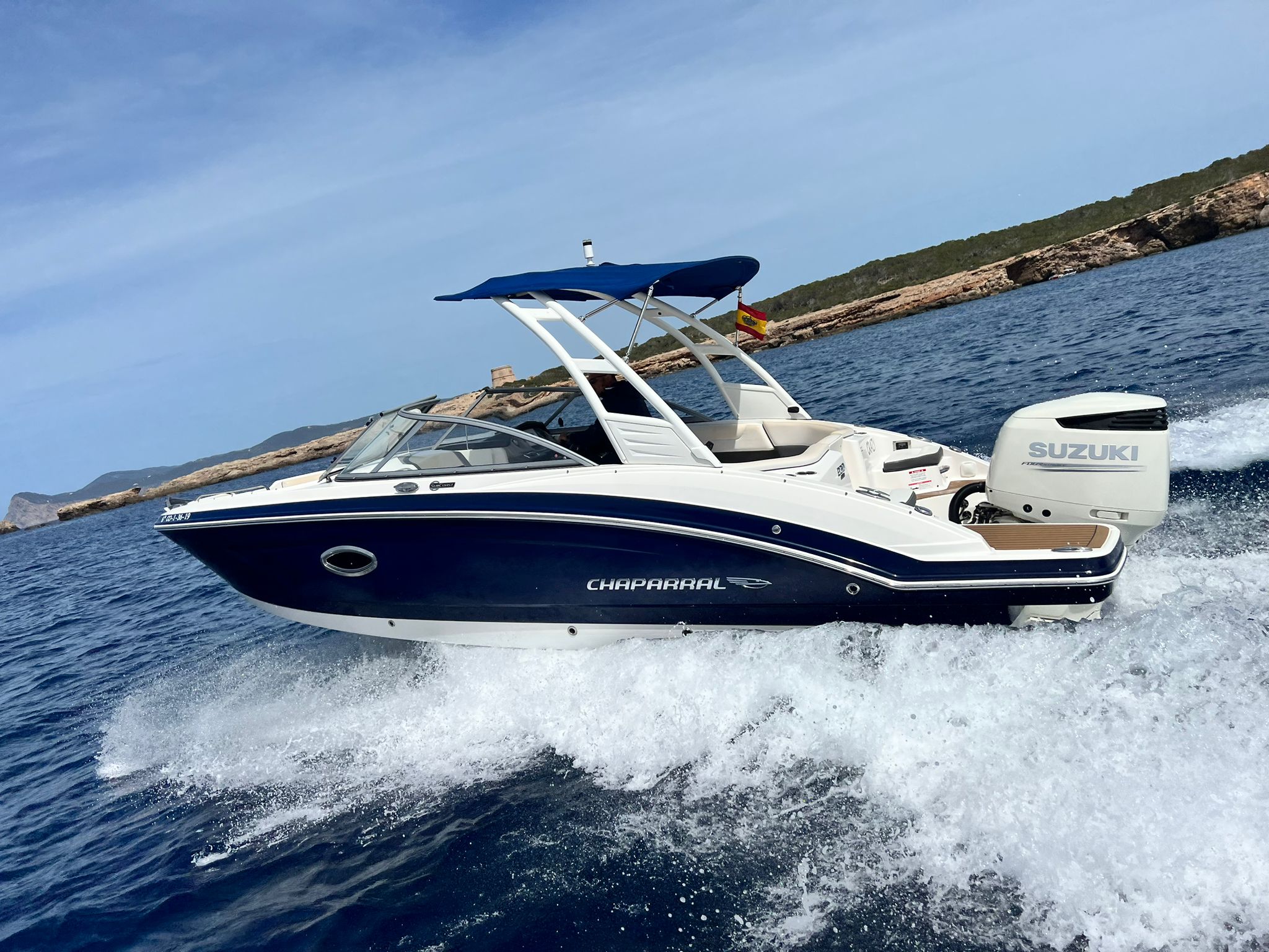 Rent speedboat in Sant Antoni Ibiza