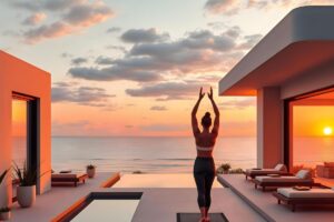 Villas with yoga decks by the coast in Ibiza