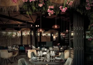 Jul’s Ibiza garden restaurant with Mediterranean fusion menu