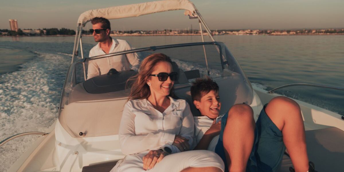 Family boat trip Ibiza