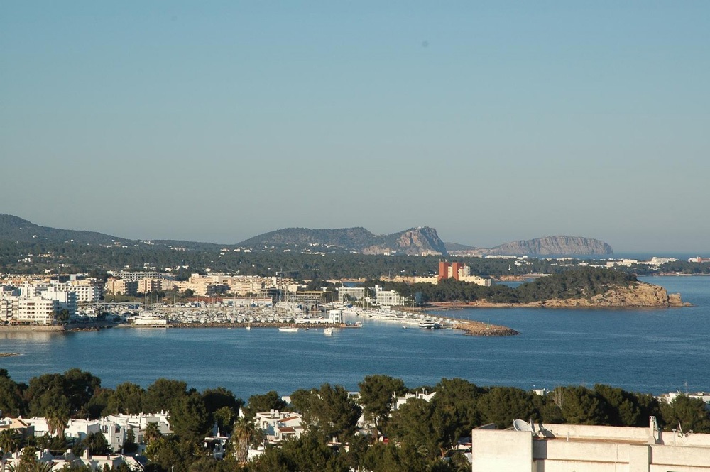 Ibiza in a hot air balloon