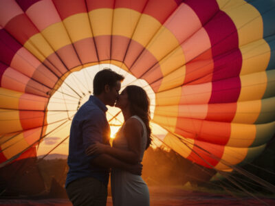 retrato-de-una-pareja-enamorada-mostrando-afecto Ballon fligth for couples