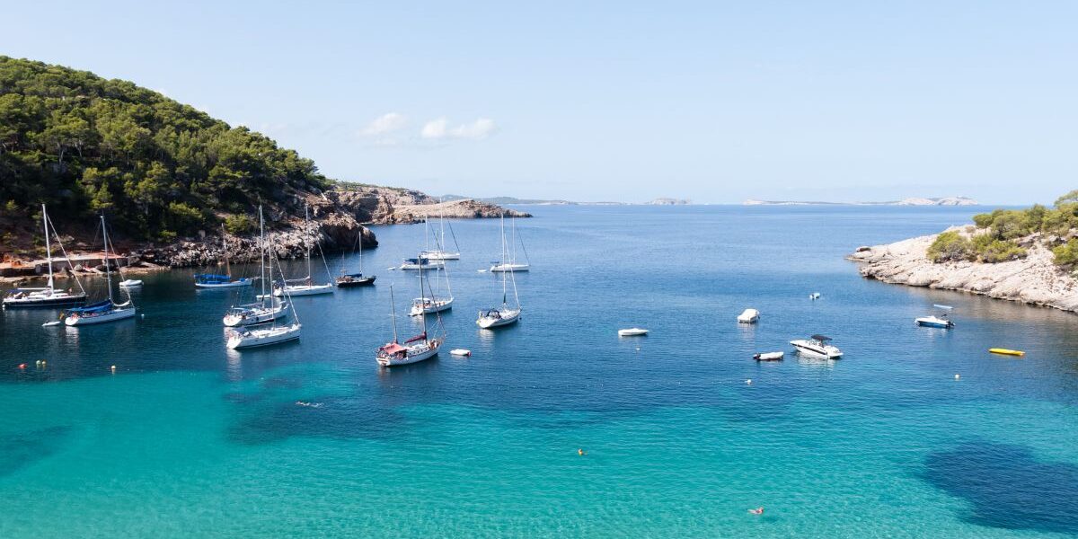 Panoramic view of Ibiza’s coastline, perfect for day trips and scenic tours