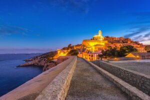 Sunset at Talamanca Beach Ibiza