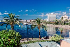 Talamanca Beach promenade Ibiza