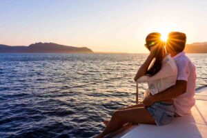 Sunset boat trip in Ibiza 2025 for couples and travelers