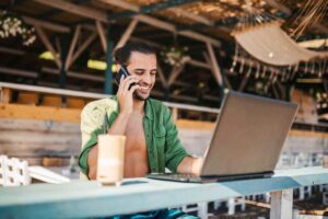 Ibiza coworking-friendly café for remote workers
