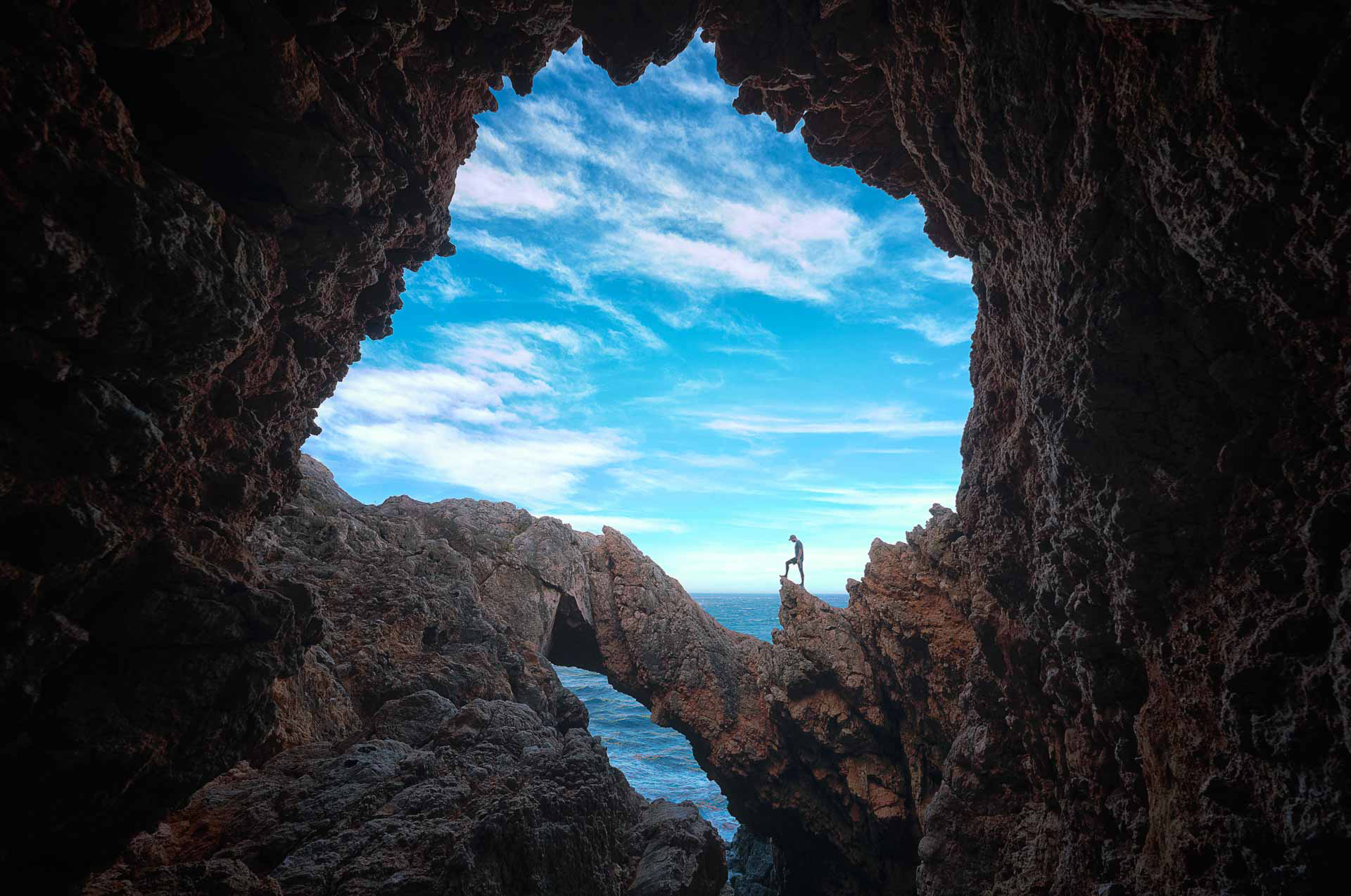 Forat Gros geological formations ibiza
